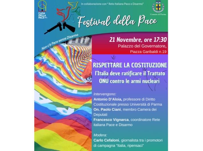 Non c&rsquo;&egrave; pace senza disarmo: iniziamo con le armi nucleari