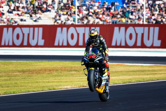 Gp di Valencia, Vinales in pole, secondo Bagnaia. Martin solo sesto