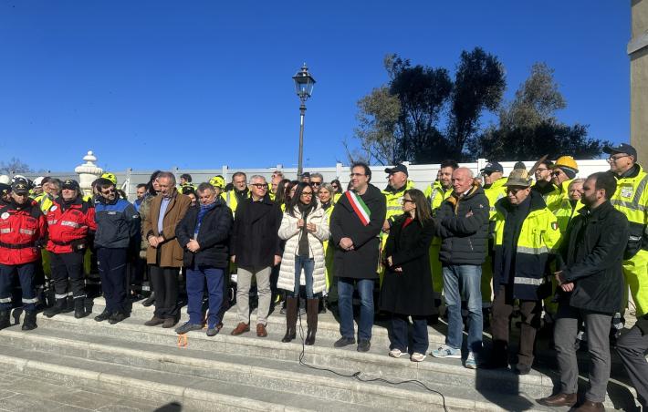 A Colorno un nuovo argine e un sistema di paratie per proteggere il centro del Paese dalle piene della Parma