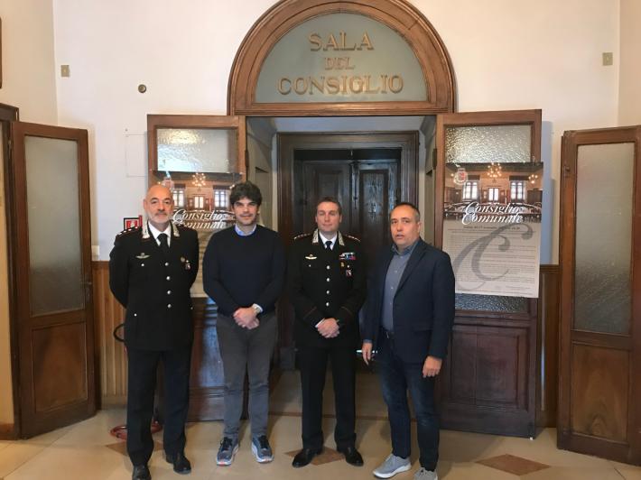 Sicurezza e nuova caserma: in visita il colonnello Pagliaro