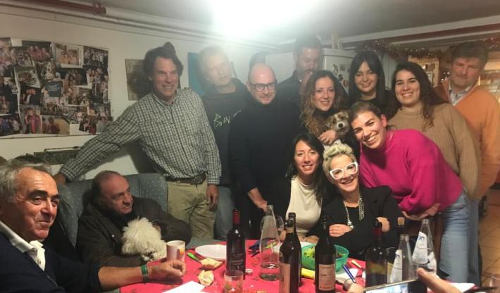 Cena bussetana per Rhett Turner con gli amici del Bunker