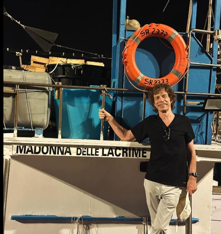 Mick Jagger a Siracusa