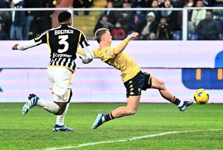 Genoa-Juventus 1-1, la Vecchia Signora non scavalca l'Inter in classifica 