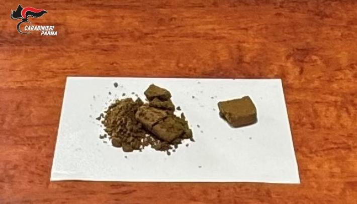 Sorbolo: sorpreso dai carabinieri con 70 grammi di hashish. Arrestato 19enne reggiano