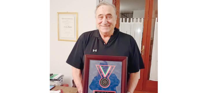 Sal Varriale premiato a New York come ambasciatore del baseball