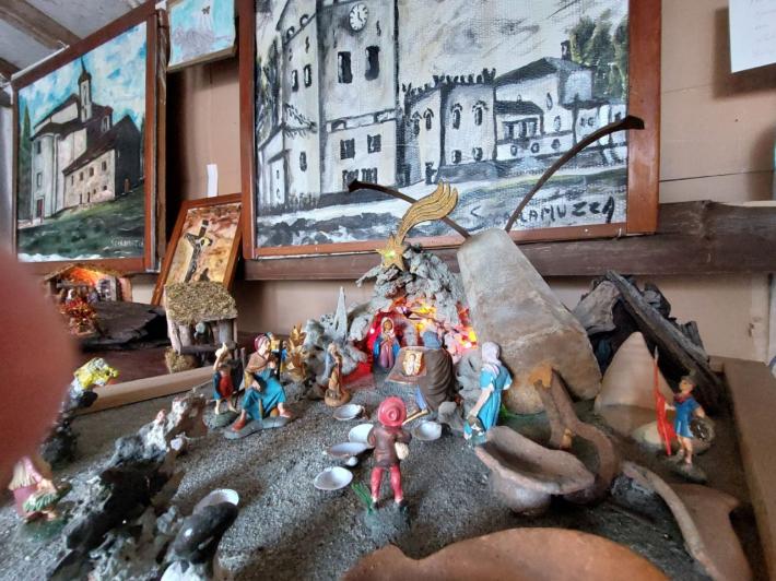 A San Secondo Parmense i presepi del Po e i quadri di Vittorio Scaramuzza 