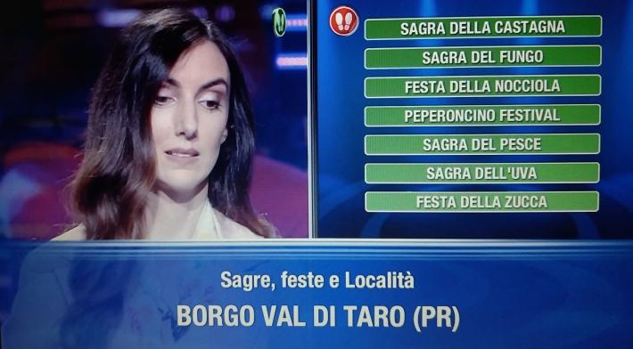 Borgotaro, la Sagra del Fungo protagonista a  &laquo;Caduta libera&raquo; con Gerry Scotti su Canale 5