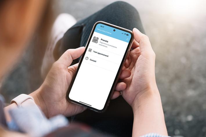Prenotare visite ed esami con un'app sul telefonino &egrave; ora possibile alla casa di cura Citt&agrave; di Parma