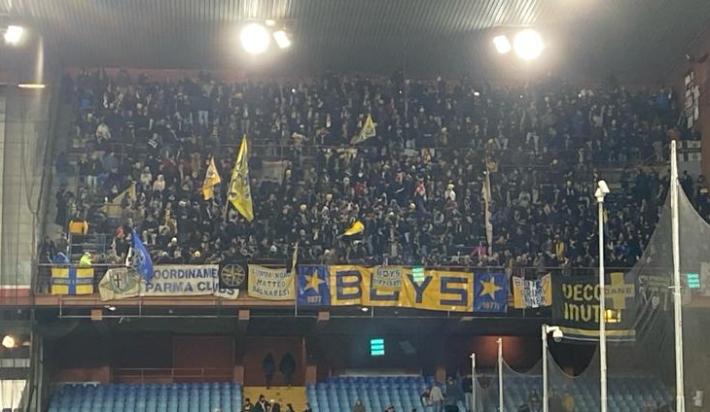 Destro di Estevez, il Parma cala il tris - 70' Sampdoria-Parma 0-3