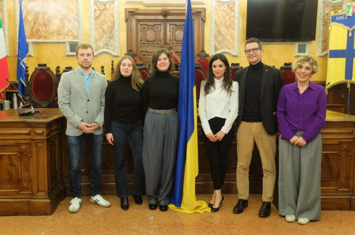 Candidatura di Parma  a capitale europea dei giovani 2027, il sindaco Guerra incontra una delegazione di Leopoli