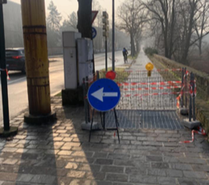 Viale Rustici, quando i lavori in corso si trasformano in una barriera architettonica
