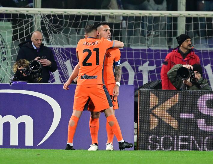 Serie A: l'Inter batte la Fiorentina con un (discusso) gol del solito Lautaro Martines