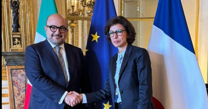 Il ministro Sangiuliano ha incontrato la neoministra francese alla Cultura Rachida Dati