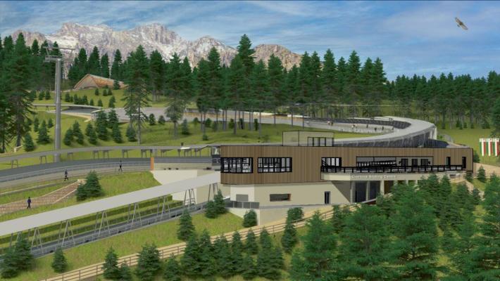 Paolo Pizzarotti. "Chiuderemo il cantiere della pista di bob di Cortina nei tempi richiesti dal bando di gara"