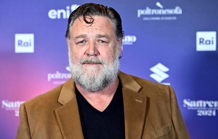 Russell Crowe &egrave; a Sanremo, stasera sar&agrave; ospite del Festival 