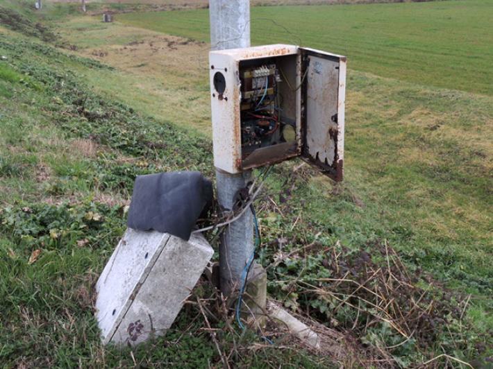 Manomessa centralina sulla provinciale cremonese