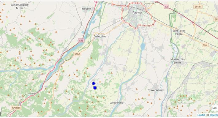 La terra continua a tremare: due scosse questa mattina a Langhirano e Felino