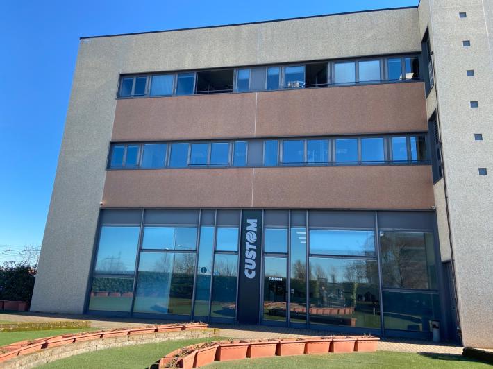 La sede dell'azienda Custom 