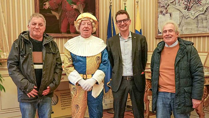 La visita dello  Ds&egrave;vod  in Municipio