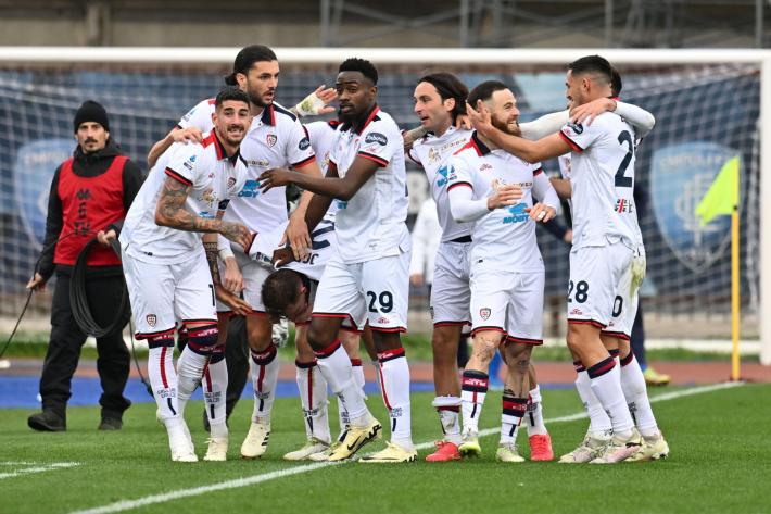 Serie A:  il Cagliari vince la sfida salvezza a casa dell'Empoli (1-0)