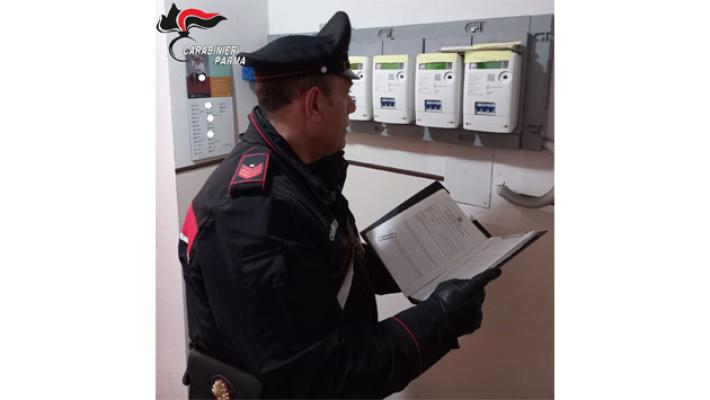 Fontanellato: I carabinieri intervengono a seguito di un incendio e scoprono l&rsquo;allaccio abusivo di un contatore alla rete di fornitura elettrica