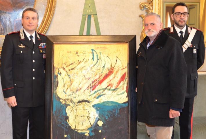 Il Comandante Provinciale dei Carabinieri Col. Andrea Pagliaro e il Professore Roberto Peroncini