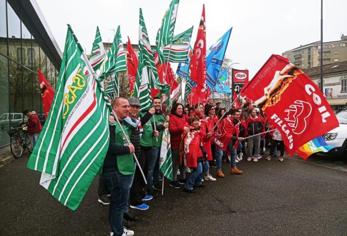 Anche a Parma sciopero unitario e presidio per il rinnovo del contratto della grande distribuzione