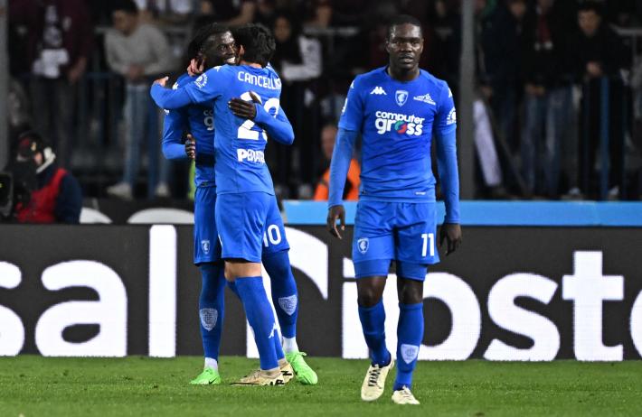 Serie A: l'Empoli batte il Torino (3-2) e  fa un passo verso la salvezza