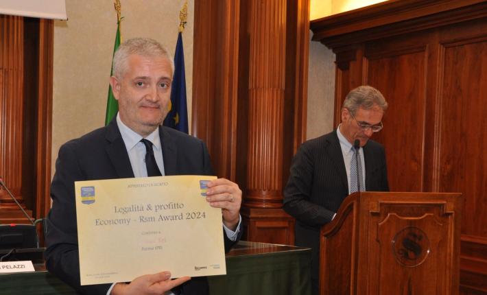 All'impresa parmigiana Geosec  il premio &laquo;Legalit&agrave; e profitto&raquo;