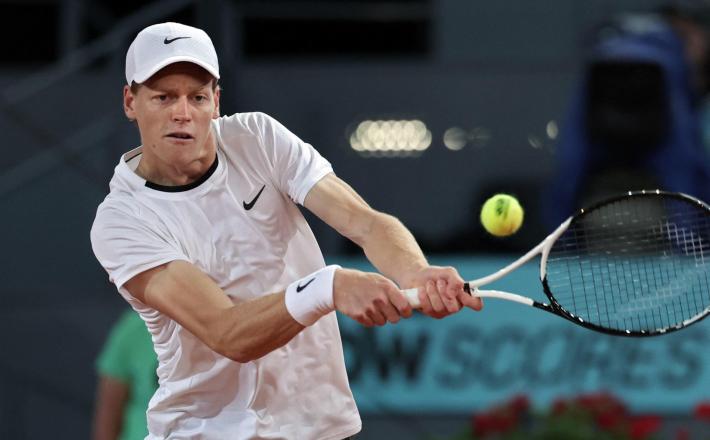 Madrid: Sinner avanti facile contro Sonego: 6-0, 6-3