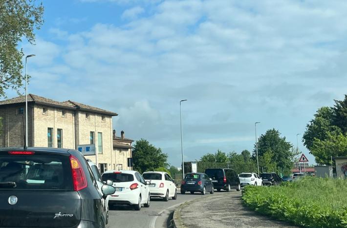 Code entrambe le direzioni  Autostrada Fiere di Parma 