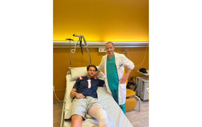 Borgotaro, all&rsquo; ospedale &ldquo;Santa Maria&rdquo; operato il calciatore del Pisa Maxime Leverbe