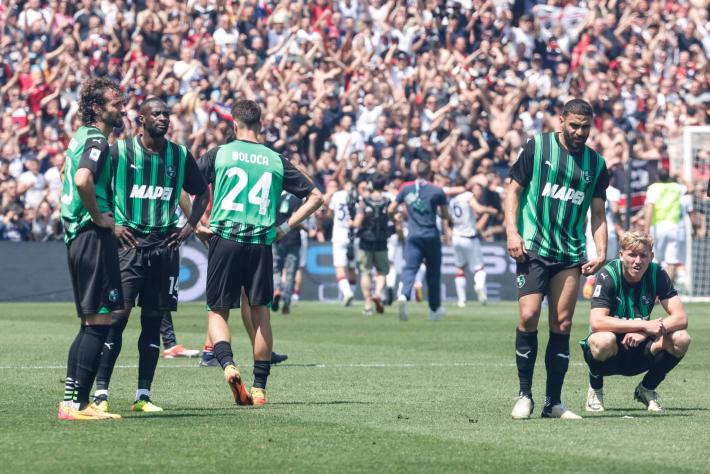 Serie A: il Sassuolo &egrave; matematicamente retrocesso in serie B