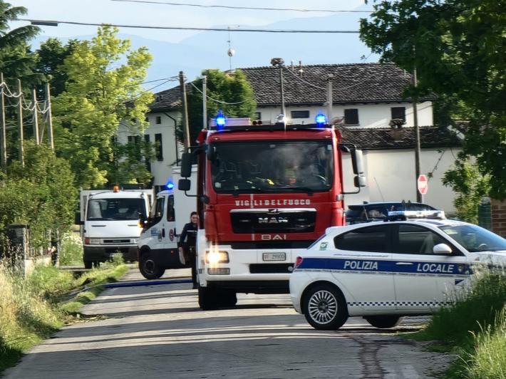 Maltempo ancora problemi: nel pomeriggio &egrave; esondato l'Onginella nel territorio del comune di Busseto