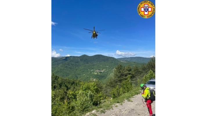 Cs mt Orsaro intervento caduta biker Corniglio