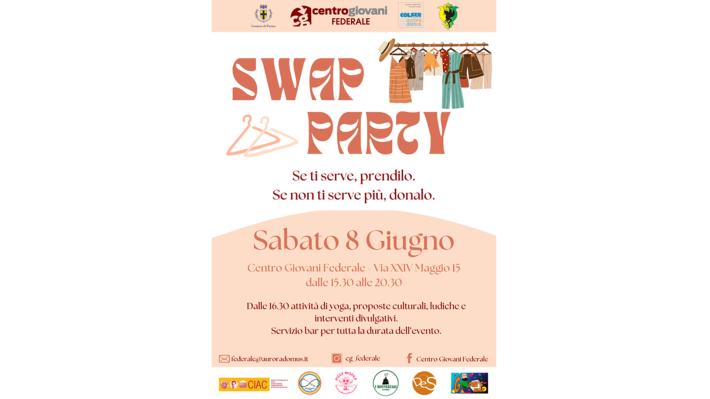 Swap Party: Se ti serve, prendilo. Se non ti serve pi&ugrave;, donalo.