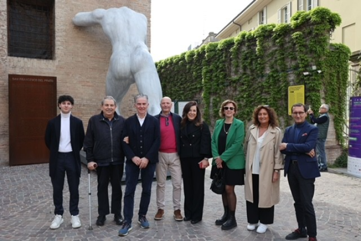 Mr. Arbitrium alla chiesa di San Francesco Del Prato disallestimento, 4 giugno 2024