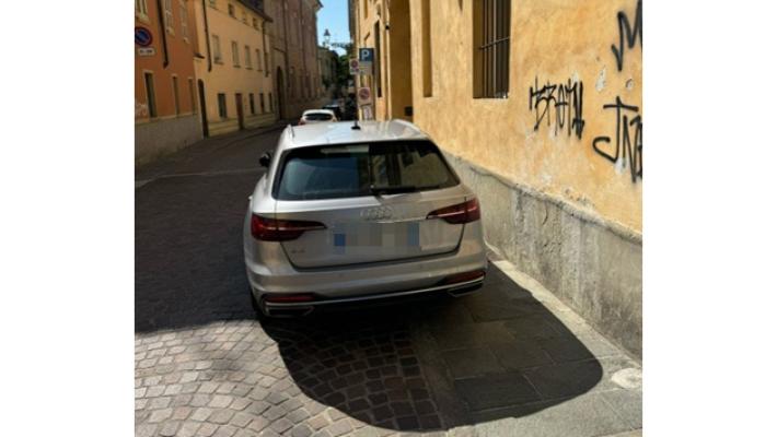 Parcheggio disinvolto