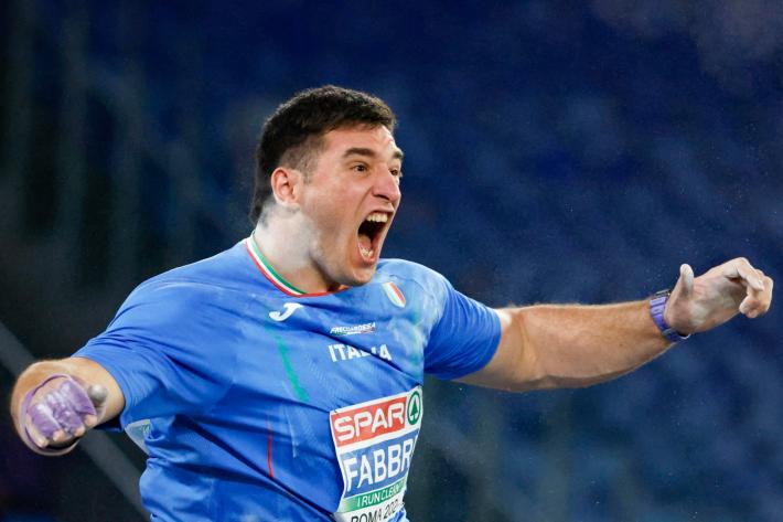 Europei di Roma: Fabbri medaglia d'oro nel lancio del peso