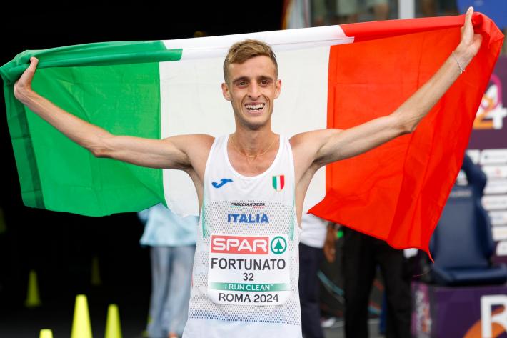 Europei di Roma: l'azzurro Fortunato medaglia di bronzo nella marcia 20 km
