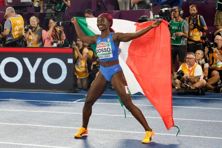 Europei di Roma: La Dosso medaglia di bronzo nei 100 metri