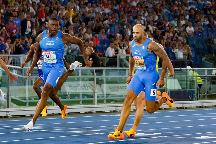 Clamoroso:  gli azzurri Jacobs e Ali sotto i 10 secondi nella stessa gara dei 100 metri: non era mai successo