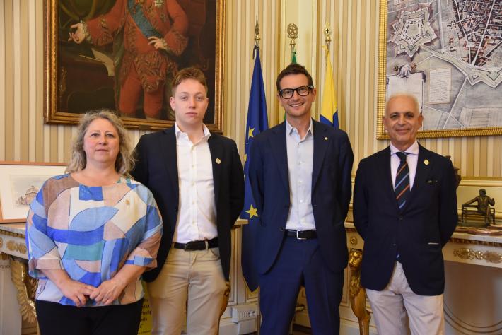 Il sindaco Michele Guerra ha incontrato il nuovo presidente della Croce Rossa di Parma Giuseppe Schirripa