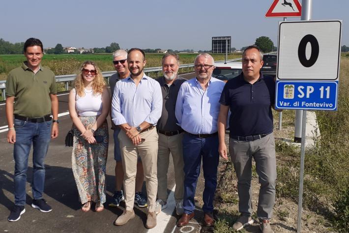 Apertura Variante strada provinciale Fontevivo