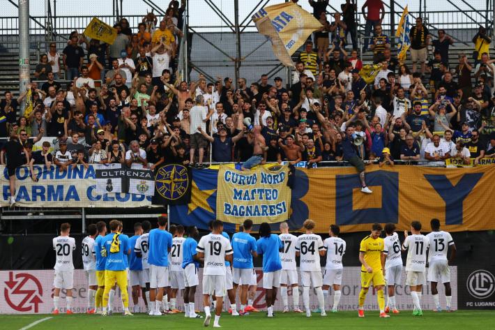Parma al debutto, amichevole di lusso: il Lugano vince 3-1. Il primo gol stagionale del Parma &egrave; di Partipilo