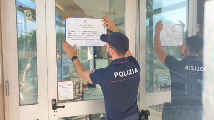 Polizia di Stato. Disposta la chiusura di un esercizio pubblico teatro, in data 14.7.2024, di rissa ed accoltellamento.