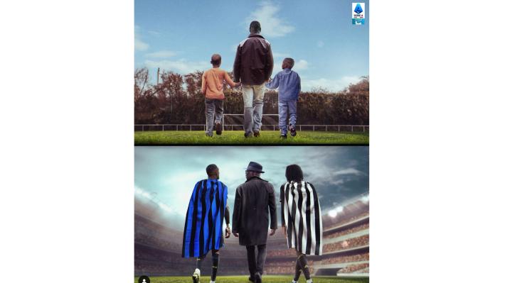 La dedica formato famiglia di Kephren Thuram