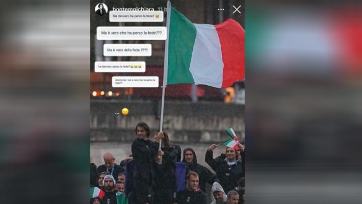 Tamberi perde la fede matrimoniale, Chiara sorride amaro