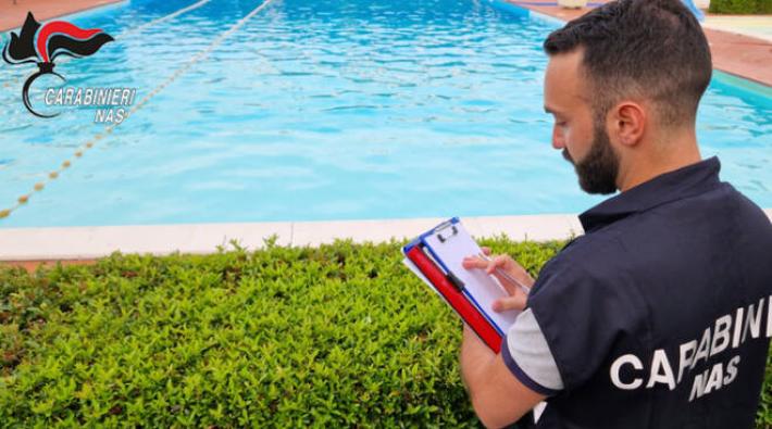 Carabinieri Nas Parma: controlli igienico-sanitari nelle piscine. Sanzionato un bar e sospesa una piscina