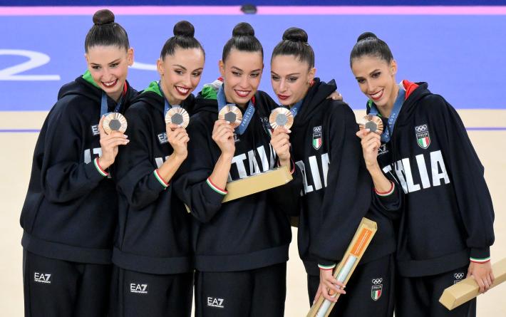 Ritmica, gioia azzurra: le Farfalle sono di bronzo